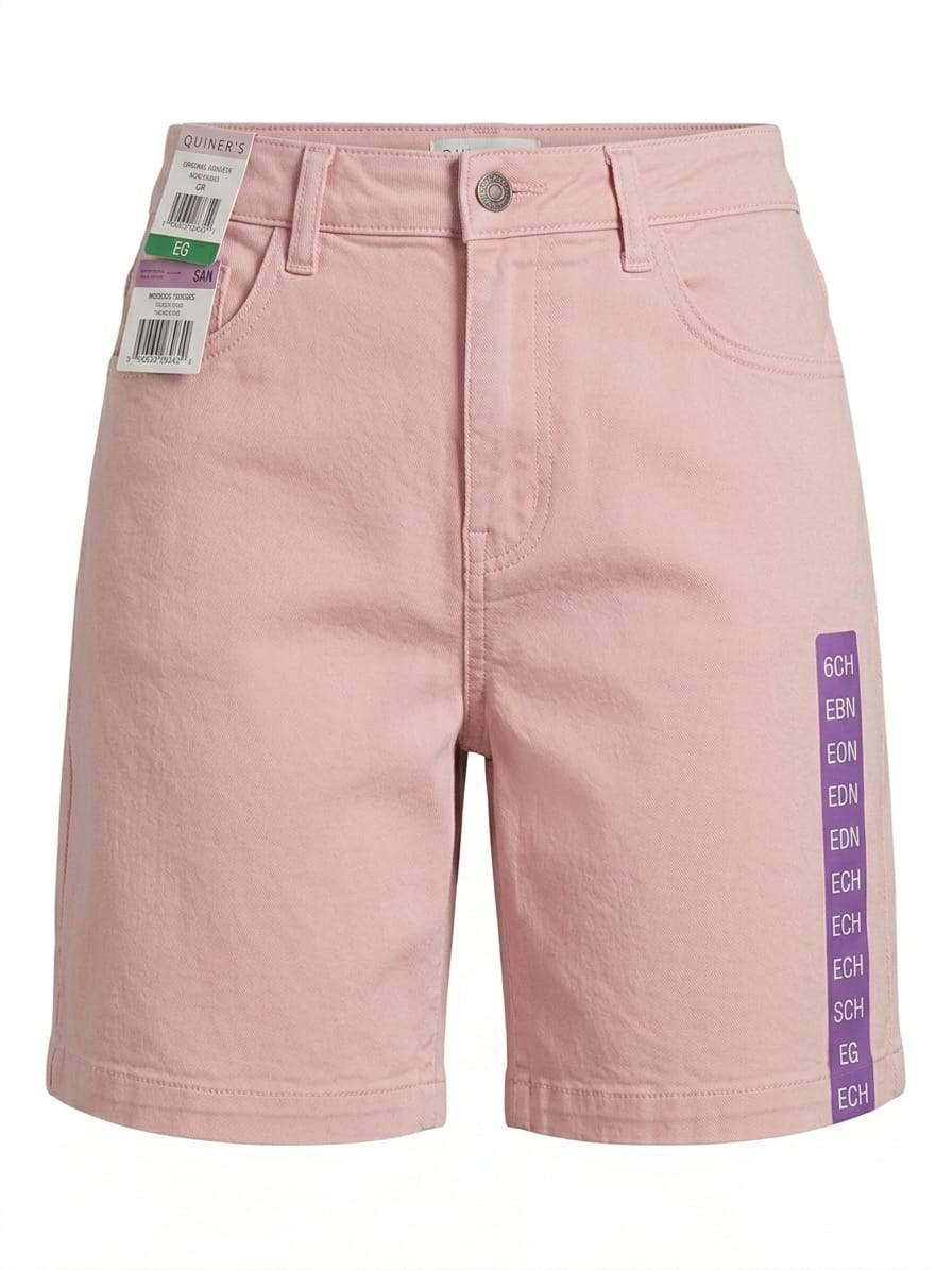 Short Wildfox para Dama | Color Rosa Pastel | Talla EG | Lounge Premium