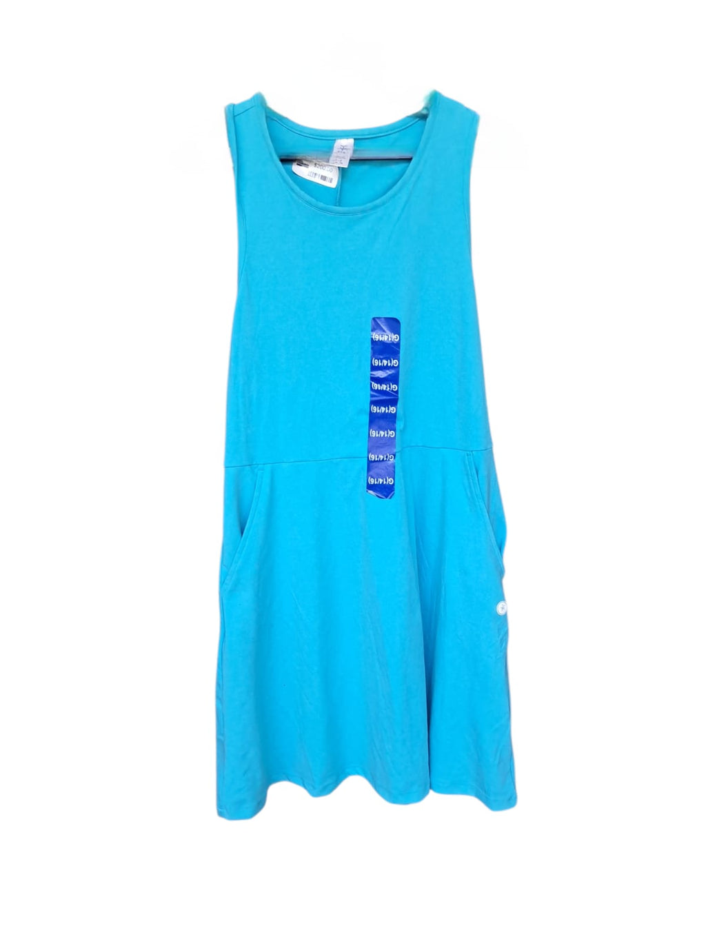 Vestido Soybu talla G (14/16). Elige entre azul y rosa. Tela elástica, suave y resistente. Corte moderno, perfecto para jugar. Nuevo. Minicostos RM.