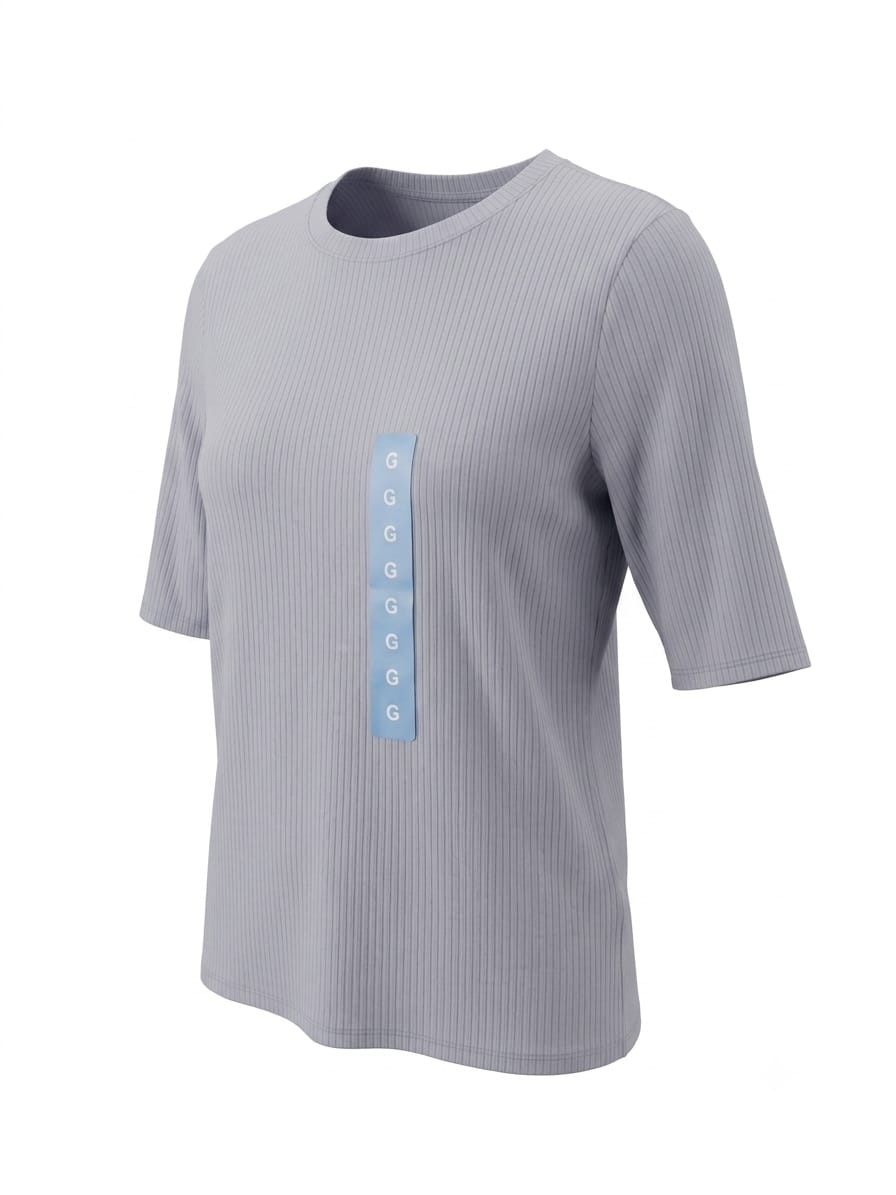 Blusa Splendid para Dama | Tela Premium Ultra Suave | Azul y Blanca