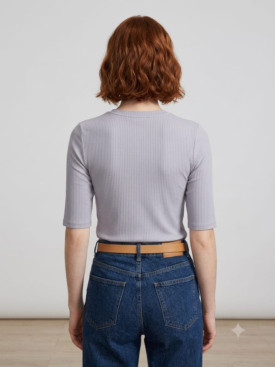 Blusa Splendid para Dama | Tela Premium Ultra Suave | Azul y Blanca