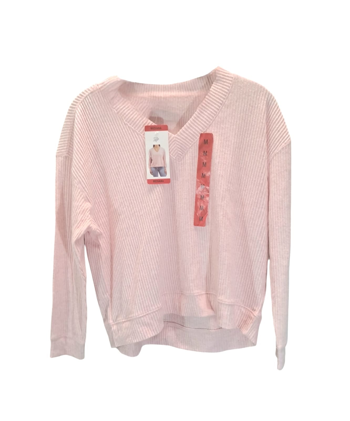 Suéter Jachs New York para Dama | Color Rosa Jaspeado | Talla M | Nuevo