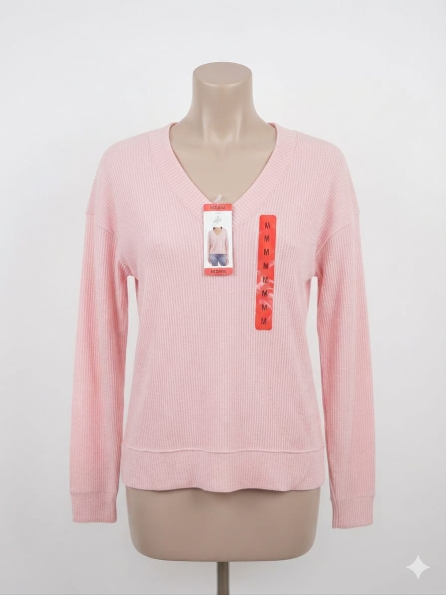 Suéter Jachs New York para Dama | Color Rosa Jaspeado | Talla M | Nuevo