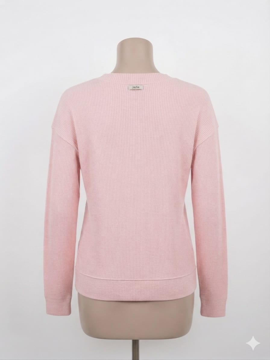 Suéter Jachs New York para Dama | Color Rosa Jaspeado | Talla M | Nuevo