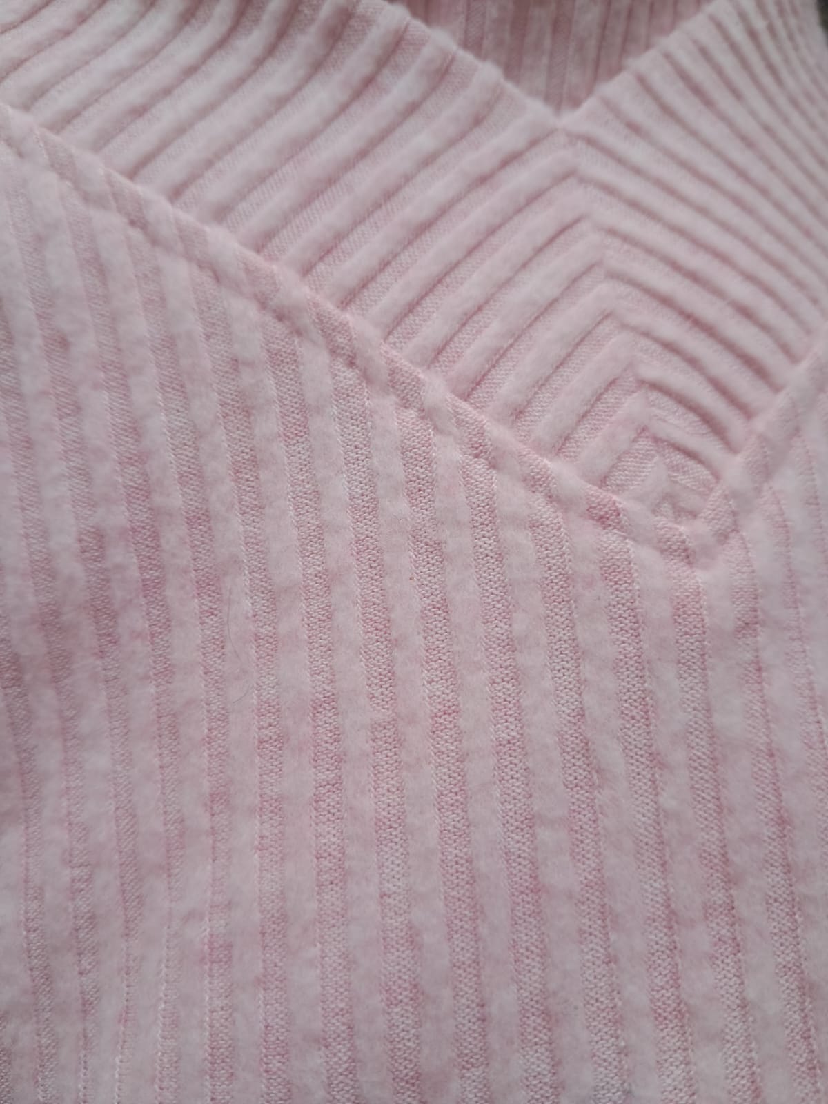 Suéter Jachs New York para Dama | Color Rosa Jaspeado | Talla M | Nuevo