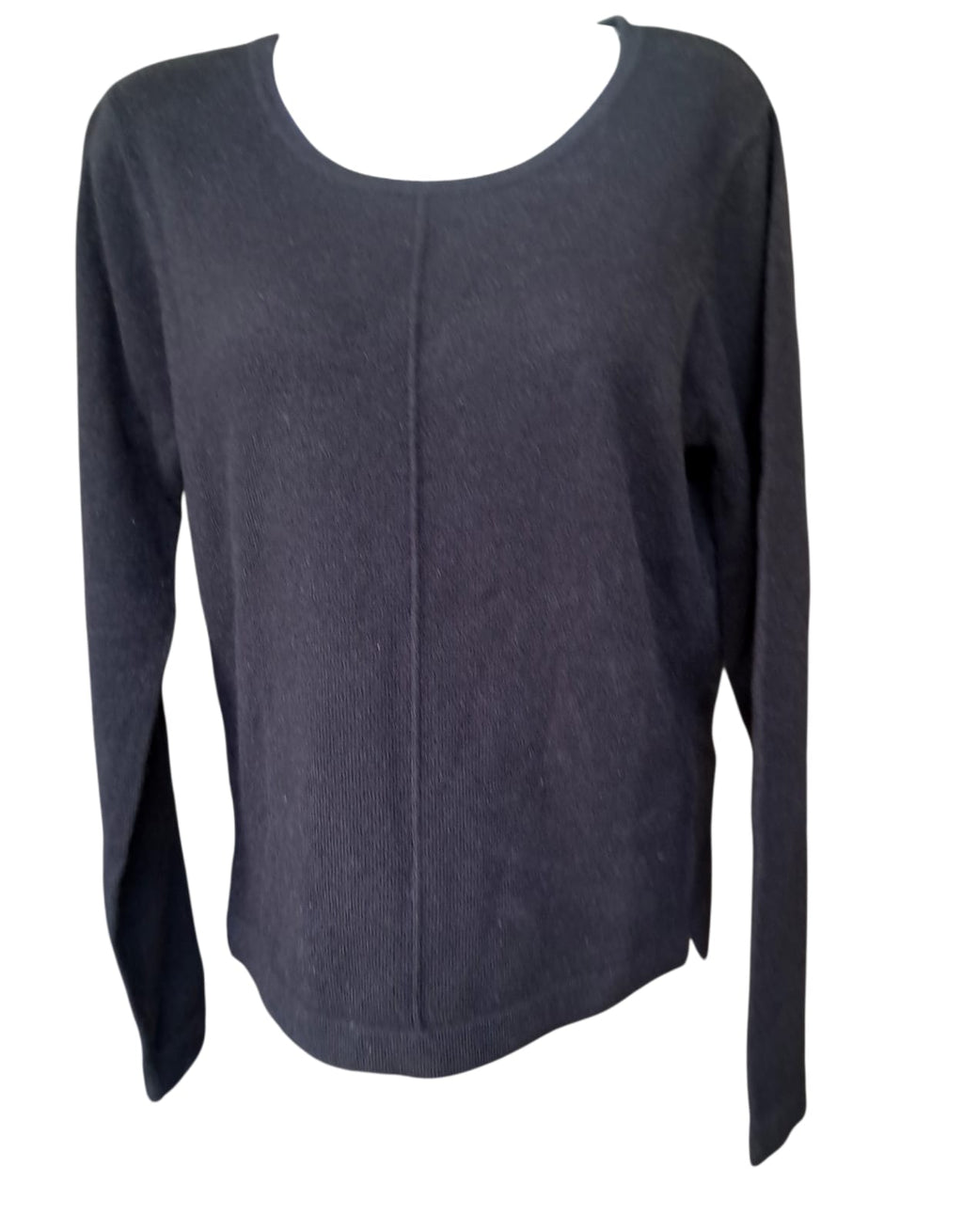 Mario Serrani - Suéter - 100% Cashmere - Negro - Talla CH