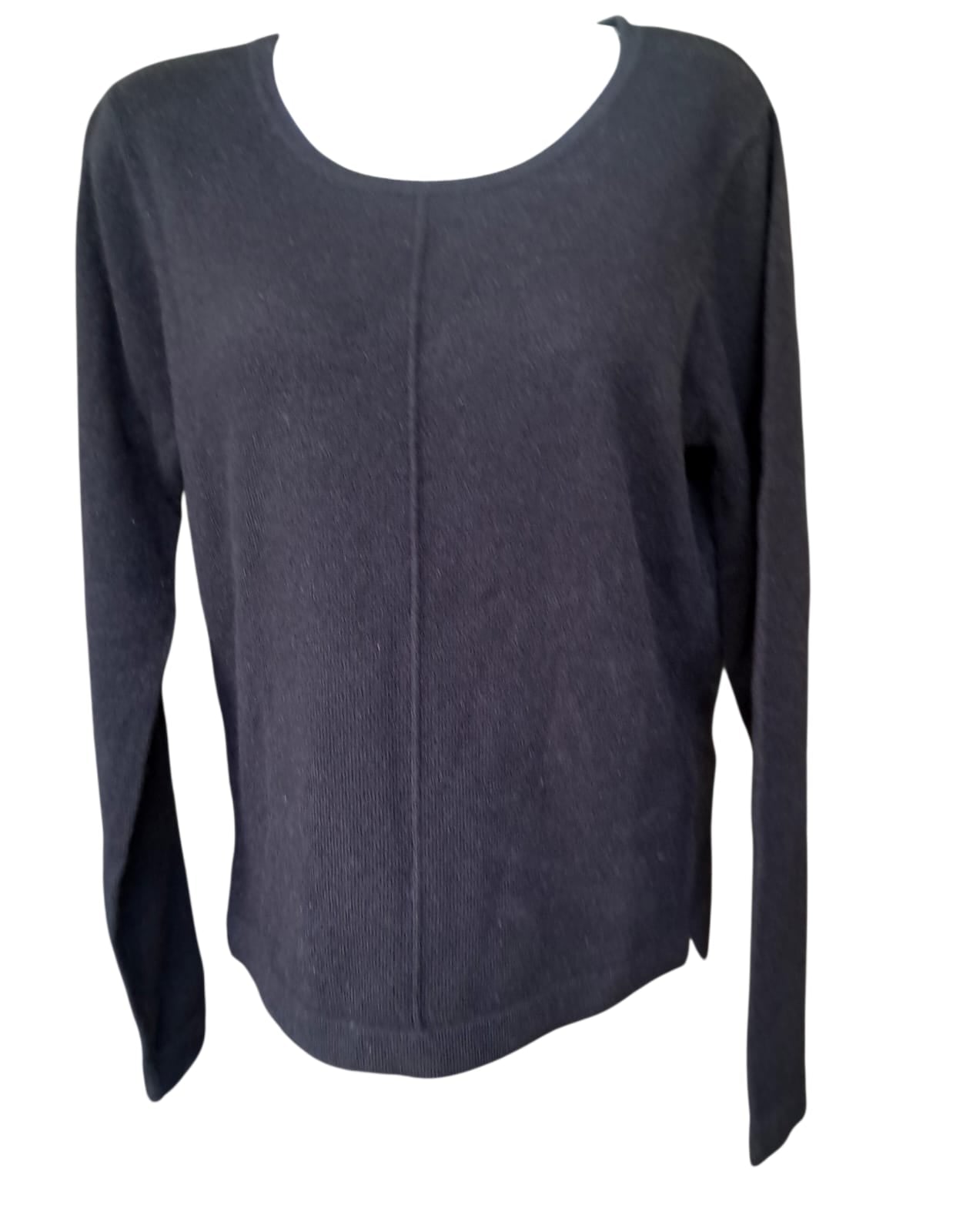 Mario Serrani - Suéter - 100% Cashmere - Negro - Talla CH