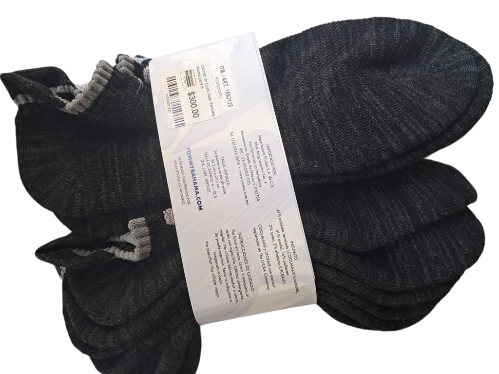 Calcetas Tommy Bahama Low-Cut con Lengüeta | Pack 6 Pares | Nuevas