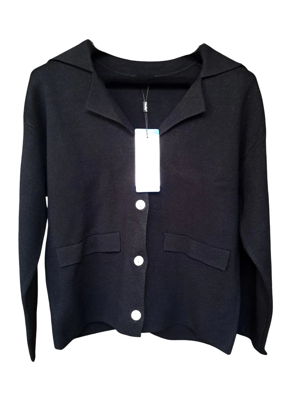 Saco Blazer Vanity para Dama | Negro Texturizado Elegante | Tallas L y XL