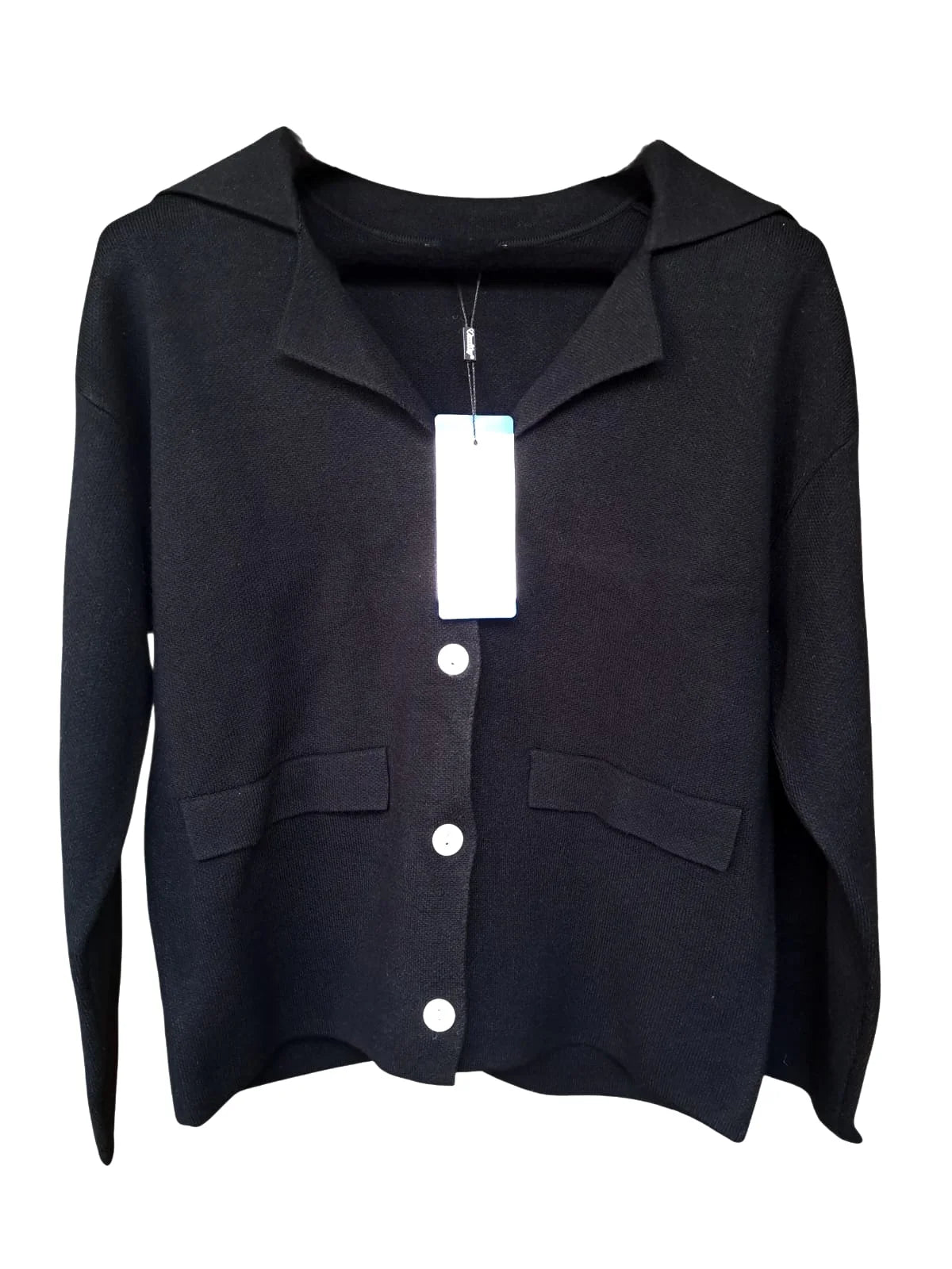 Saco Blazer Vanity para Dama | Negro Texturizado Elegante | Tallas L y XL