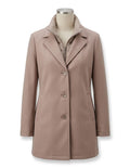 Saco Vince Camuto para Dama | Color Beige | Talla XL | Gorro Desmontable