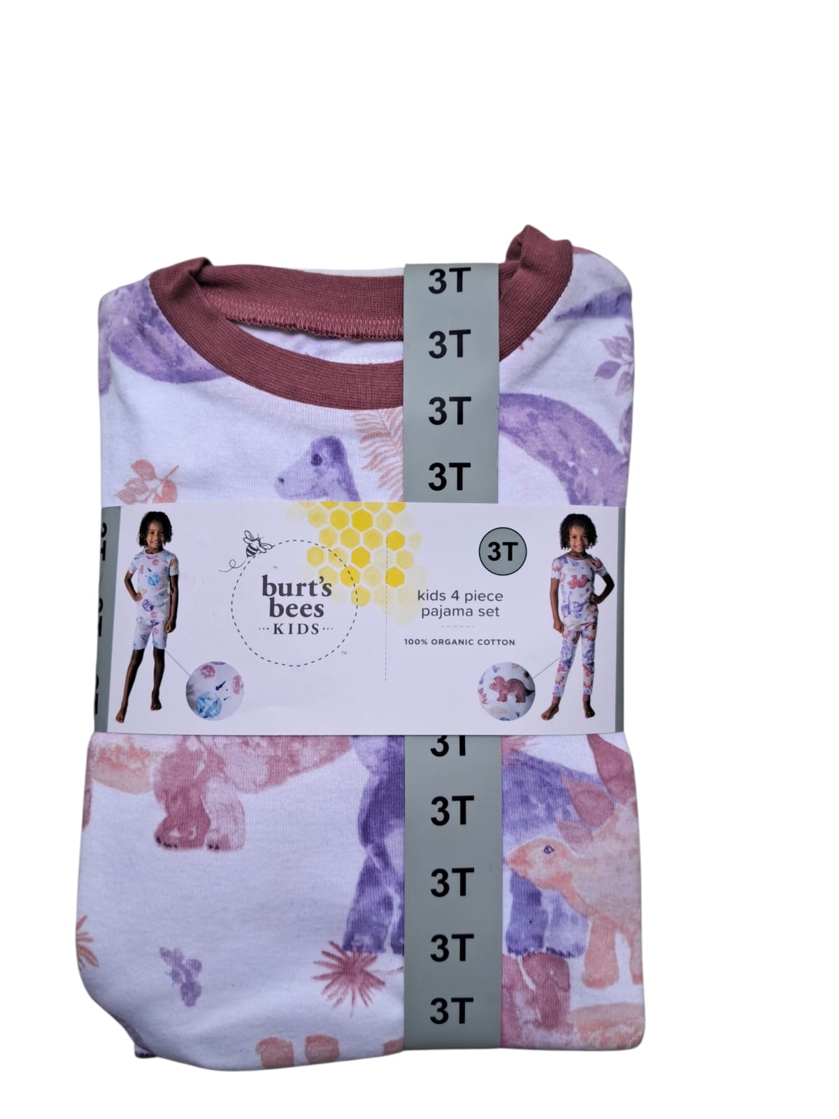 Burt's Bees - Pijama Niño - Set 4 Piezas - Algodón Orgánico - Talla 3T