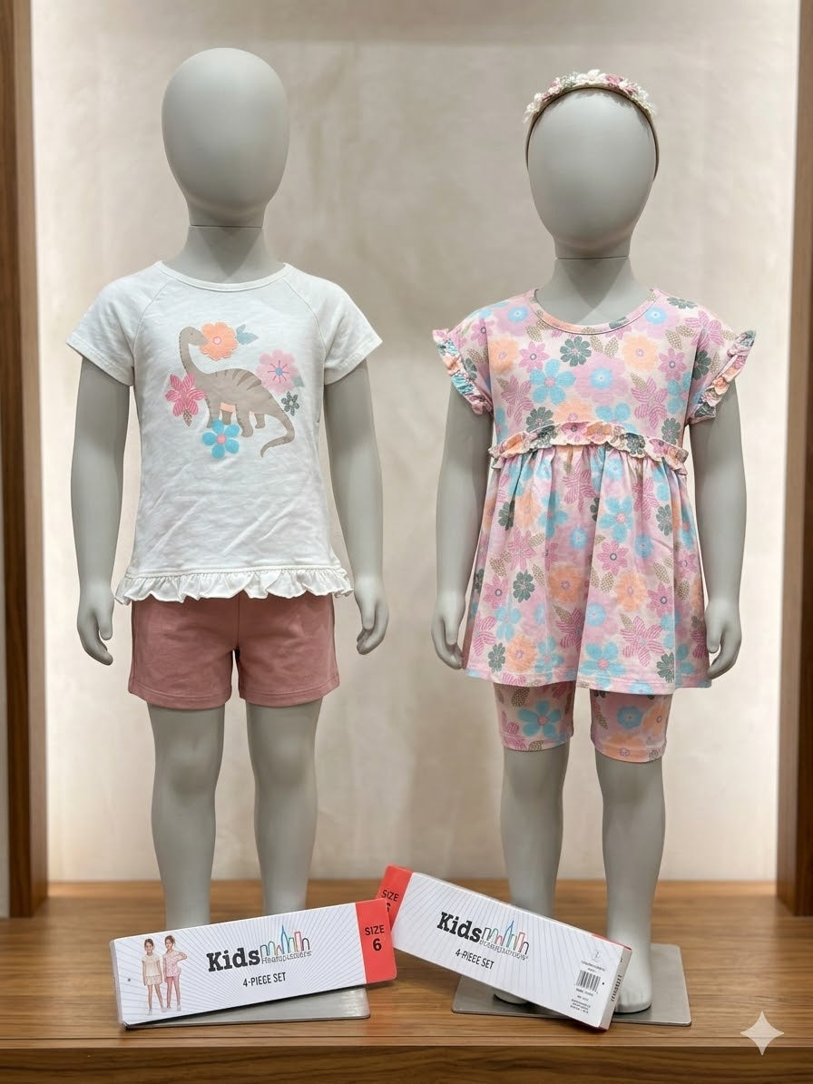 Kids Headquarters - Conjuntos Niña - Duo Pack - 2 Outfits Coordinados