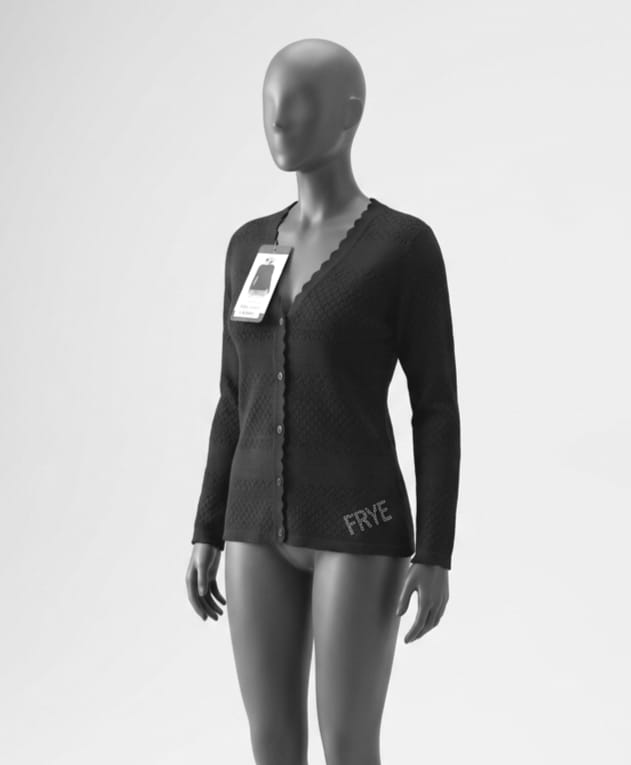 Frye - Suéter - 100% Algodón - Negro - Talla L