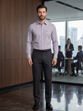 Kenneth Cole - Camisa - Slim Fit - Cuadros Grises - Algodón Premium