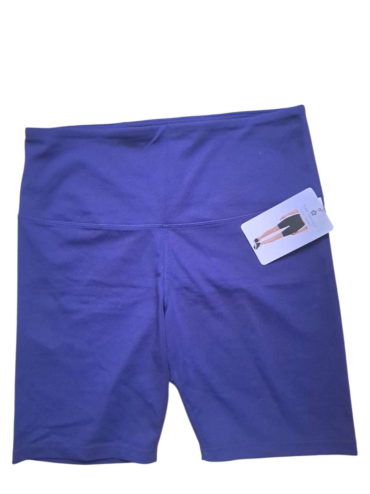 Tuff Apparel - Short Biker - Púrpura - Talle Alto - Dama