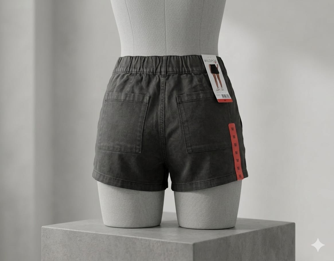 Short para Dama Wildfox Negro | Talla M | Nuevo con Etiquetas