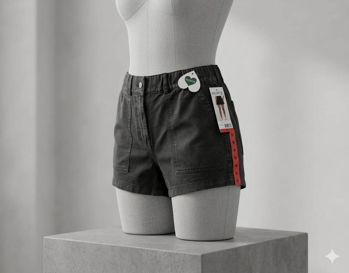 Short para Dama Wildfox Negro | Talla M | Nuevo con Etiquetas
